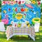 Goodbye School Hello Pool Banner Summer Pool Splish Splash Tropical Floral Backdrop End of School Year Party Decorations Banner Photo Booth Props
